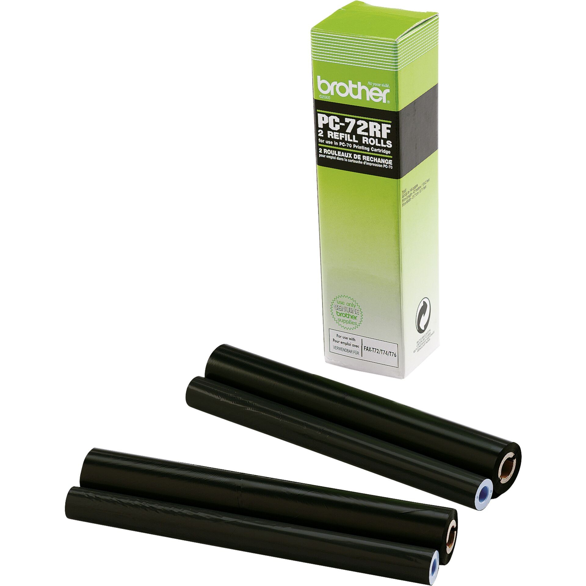 Brother PC-72RF fax supply Fax ribbon 144 pages Black 2 pc(s) -