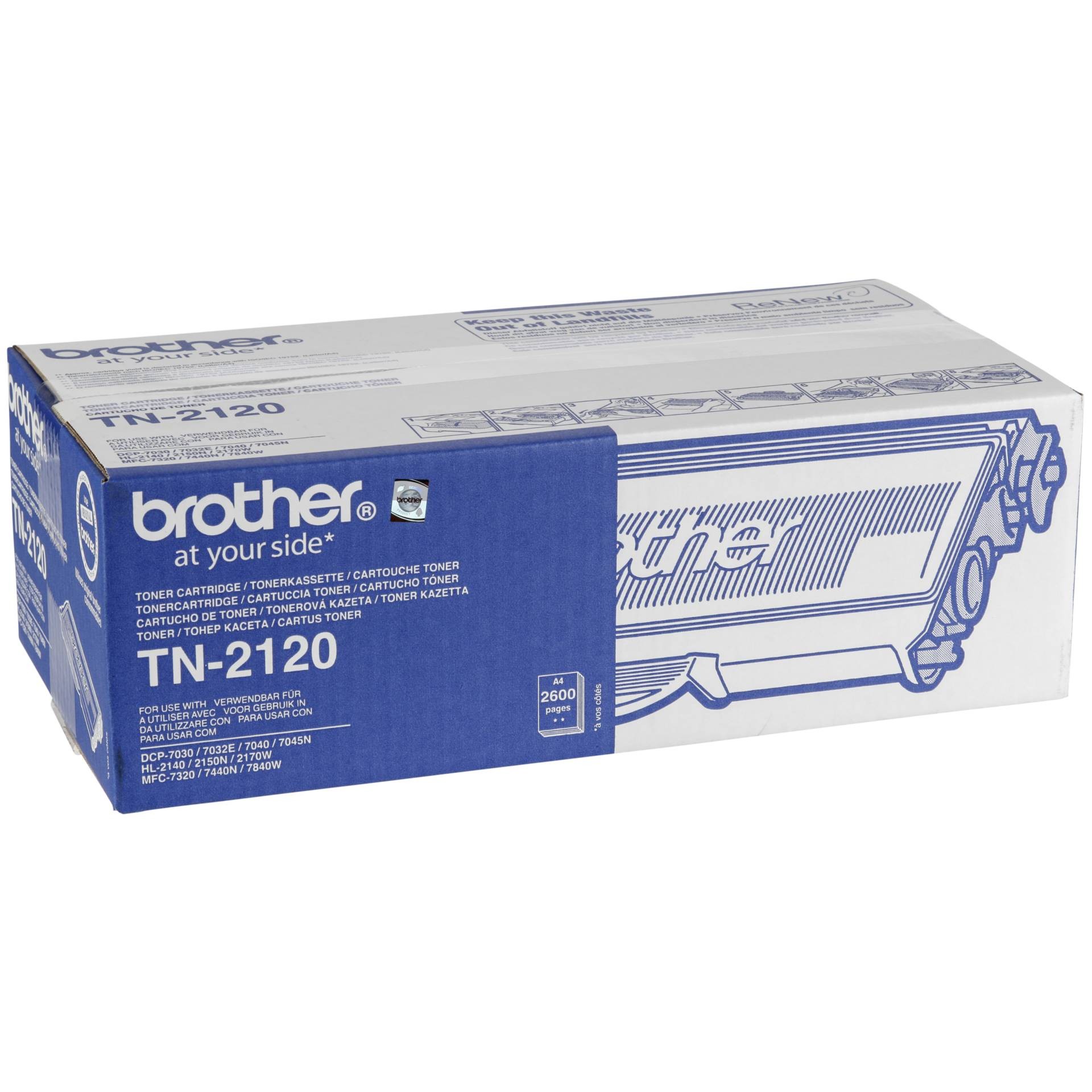 Brother TN-2120 toner cartridge 1 pc(s) Original Black - Brother TN-