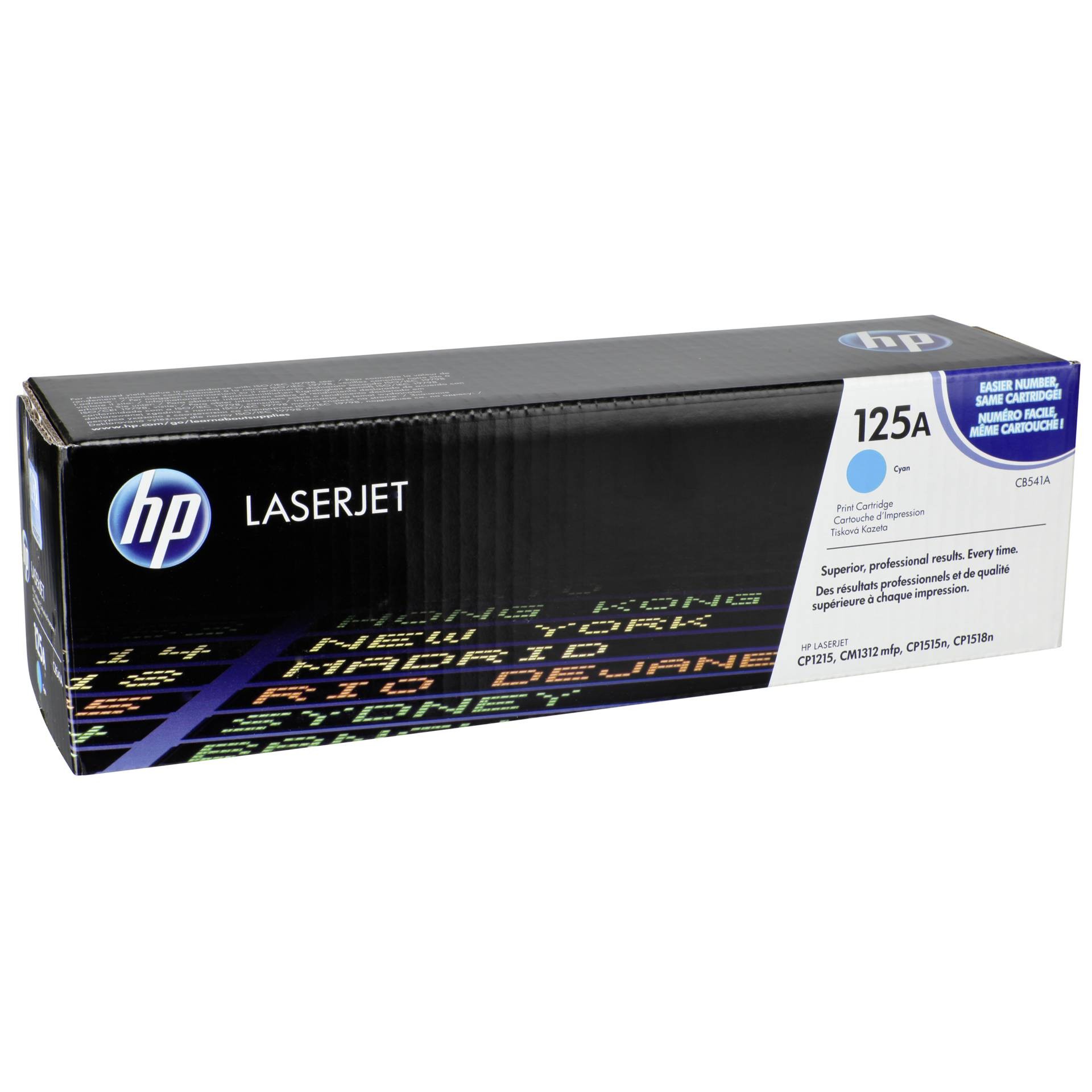 HP 125A toner LaserJet cyan authentique - HP 125A toner LaserJet cyan