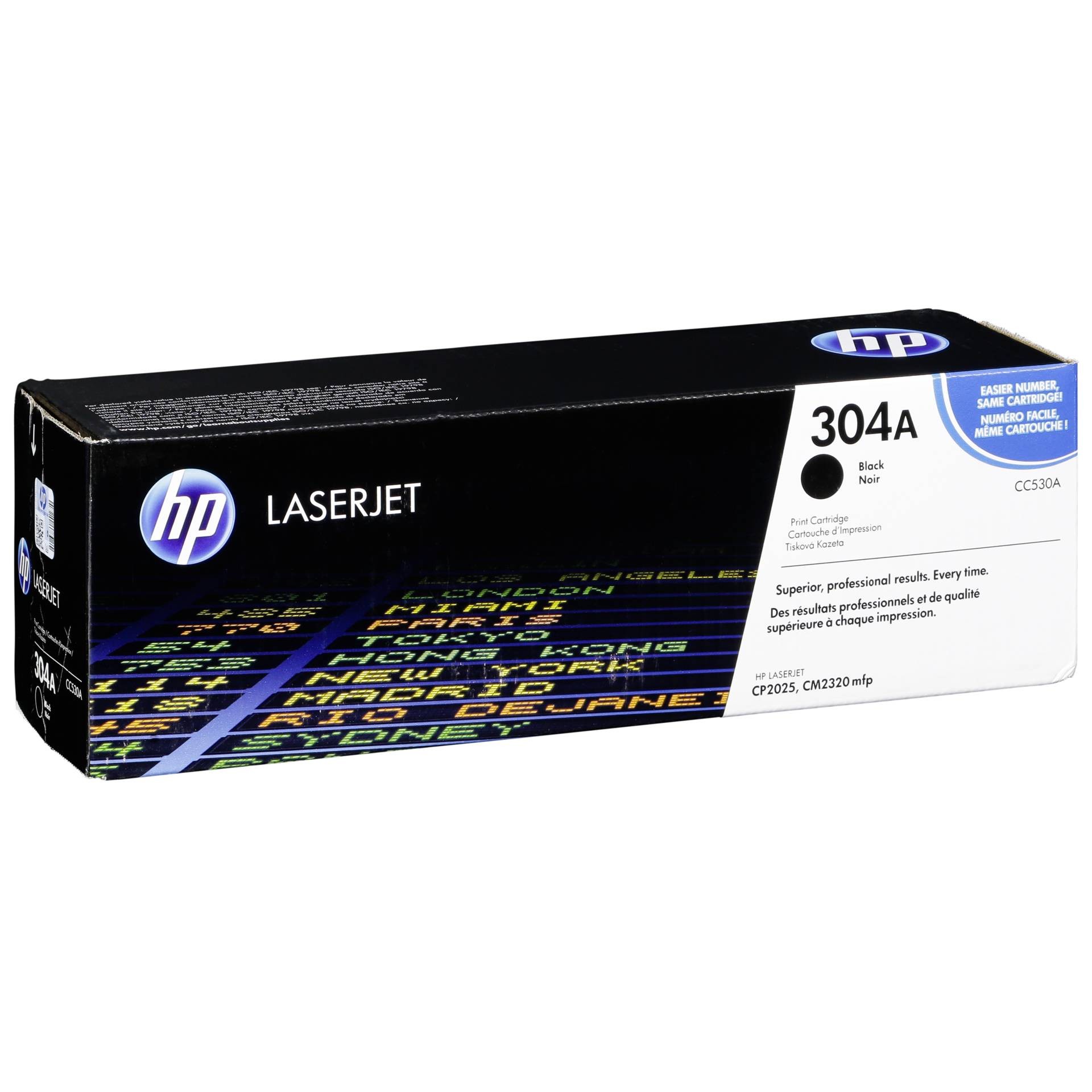 HP 304A Black Original LaserJet Toner Cartridge - HP 304A Black