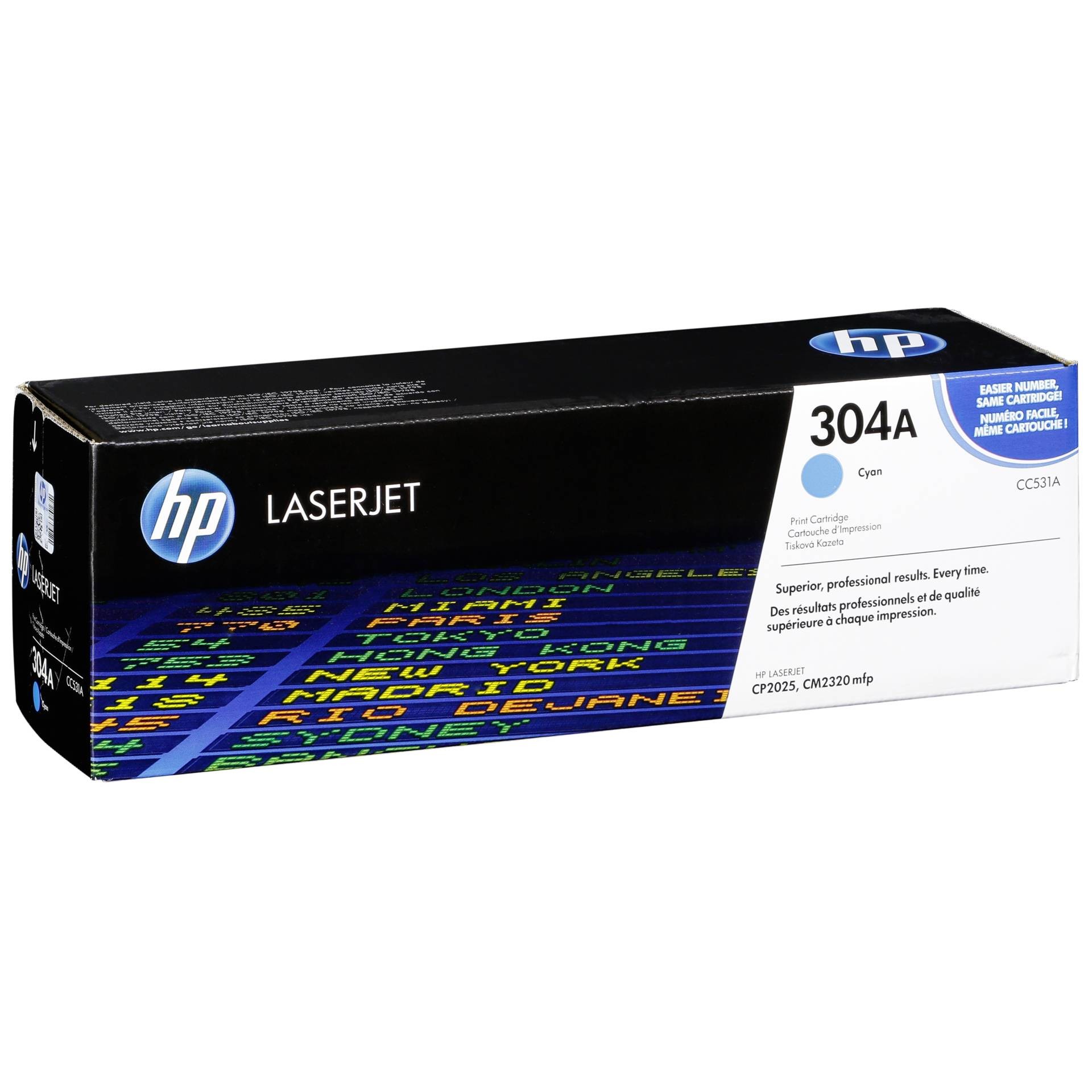 hp Toner hp 304A für hp Color LaserJet CP2025, cyan