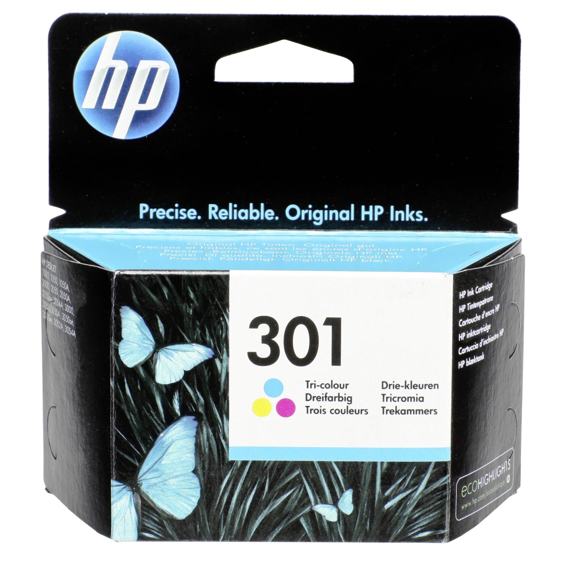 HP 301 Tri-color Original Ink Cartridge - HP 301 Tri-color Original