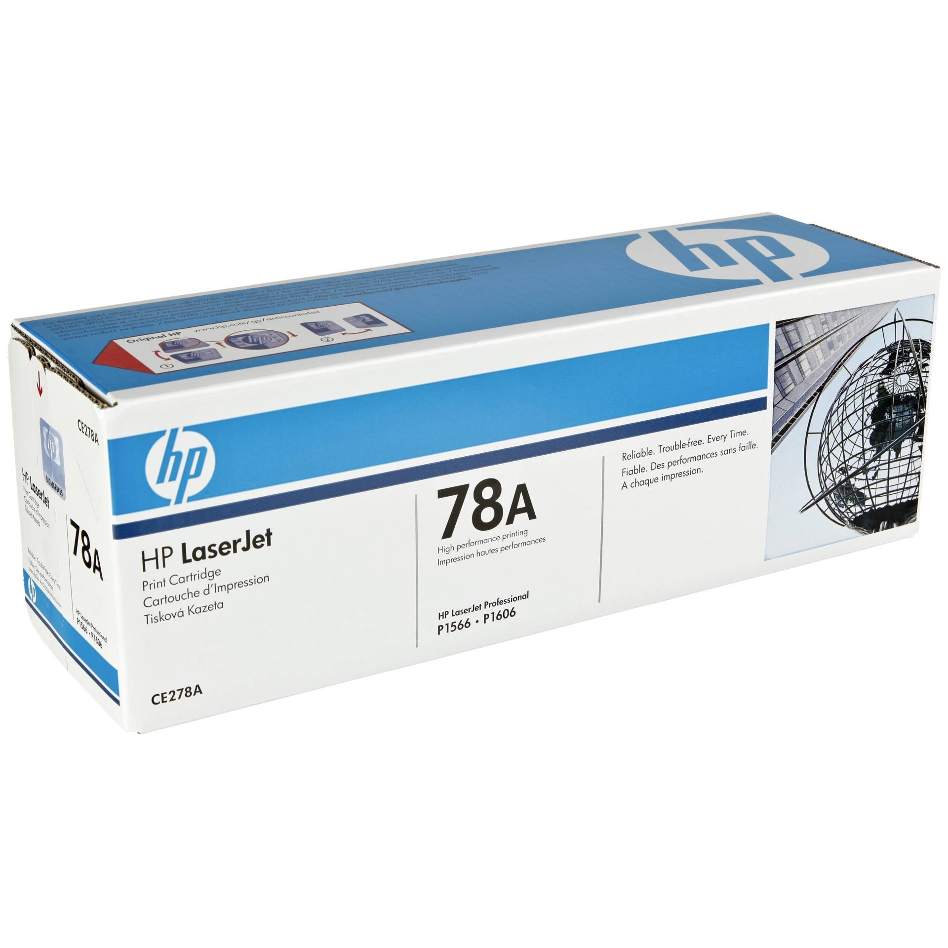 HP 78A Black Original LaserJet Toner Cartridge - HP 78A Black
