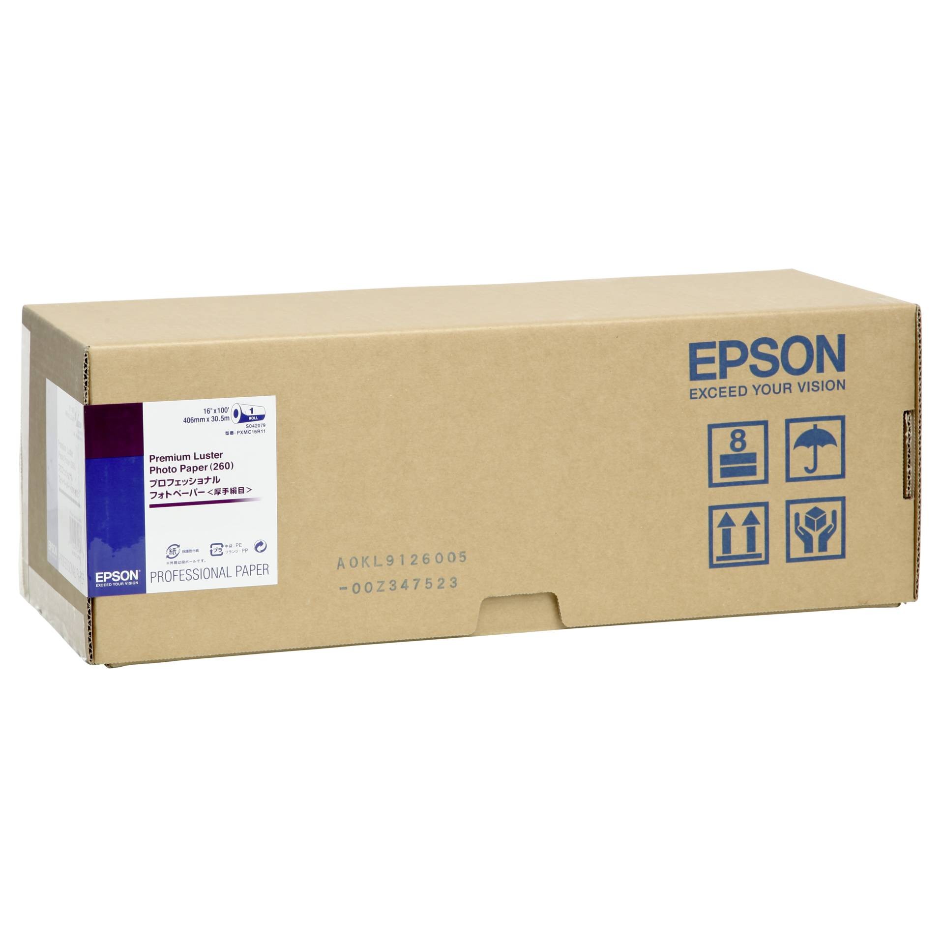 Epson Premium Luster Photo Paper, 16" x 30,5 m, 260g/m² - Epson
