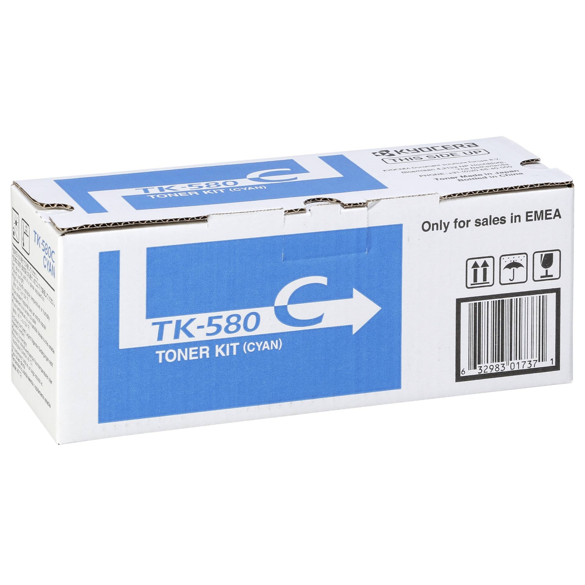 KYOCERA TK-580C toner cartridge 1 pc(s) Original Cyan - KYOCERA TK-