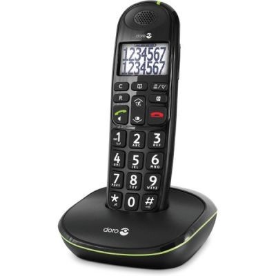 Doro PhoneEasy 110 Telefono DECT Identificatore di chiamata Nero -
