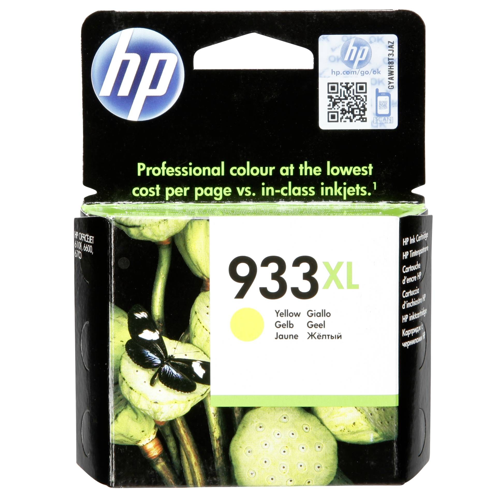 Hewlett Packard HP 933XL Gelb Original Druckerpatrone