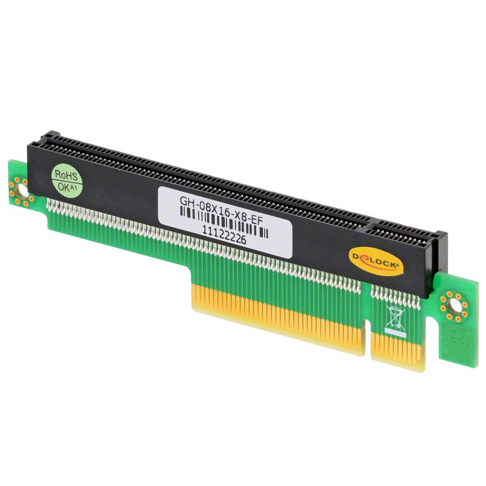 DeLOCK Riser PCIe x8 - PCIe x16 carte et adaptateur d'interfaces
