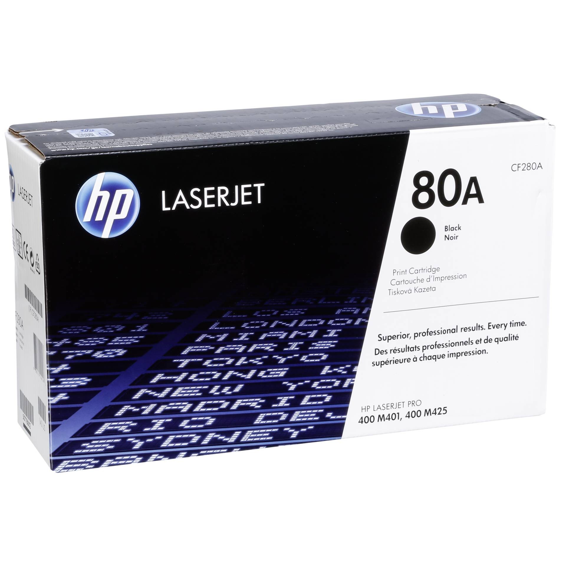 Hewlett Packard HP 80A Schwarz Original LaserJet Tonerkartusche -