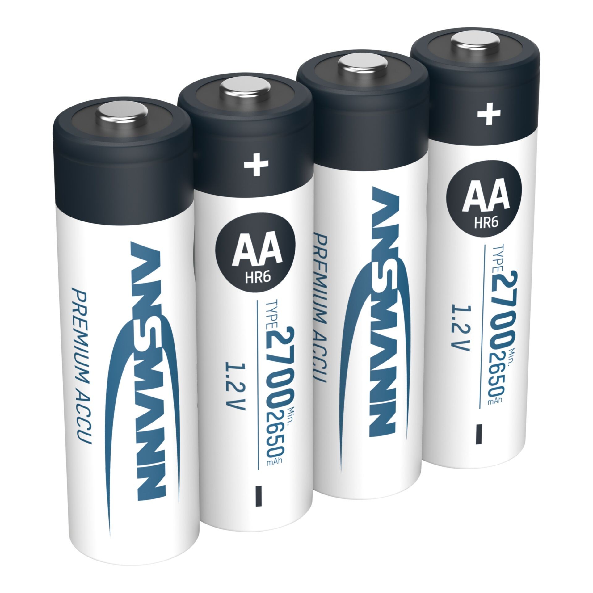 Ansmann Blister 4 X Accu, AA, 2700mAh AA / HR6 Hybrides nickel-métal
