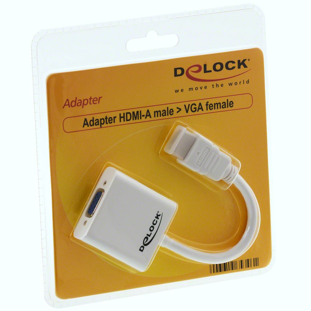 DELOCK Adapterkabel HDMI-A St > VGA Buchse
