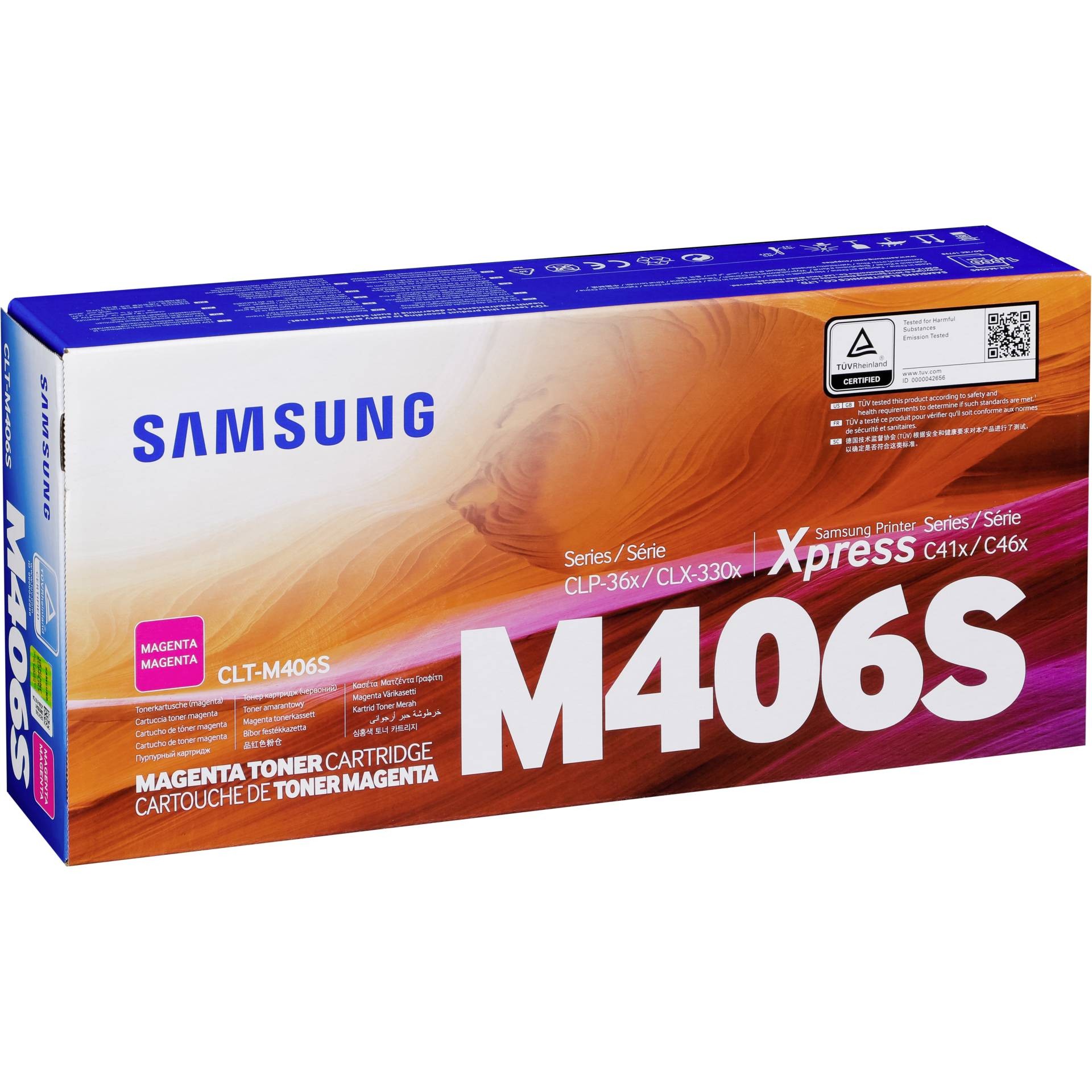Samsung CLT-M406S Toner magenta authentique - Samsung CLT-M406S Toner
