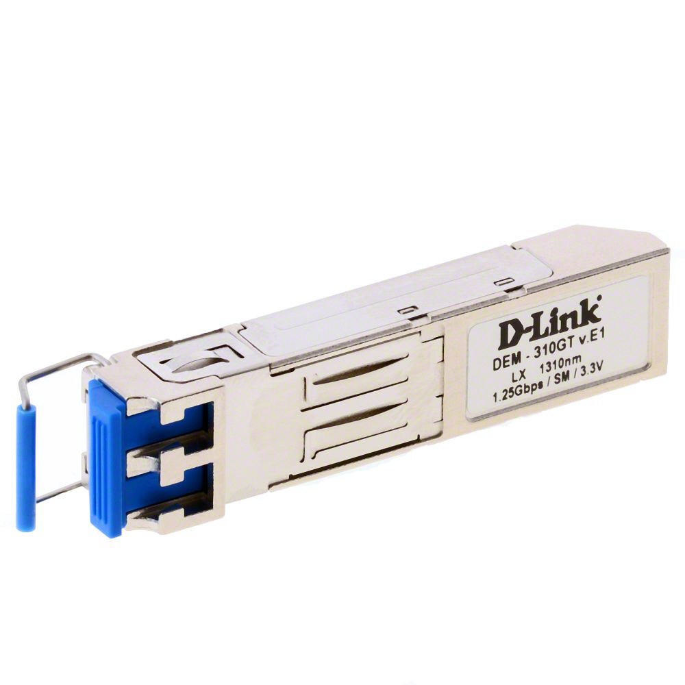 D-Link 1-port Mini-GBIC SFP to 1000BaseLX, 10km for all - D-Link 1-
