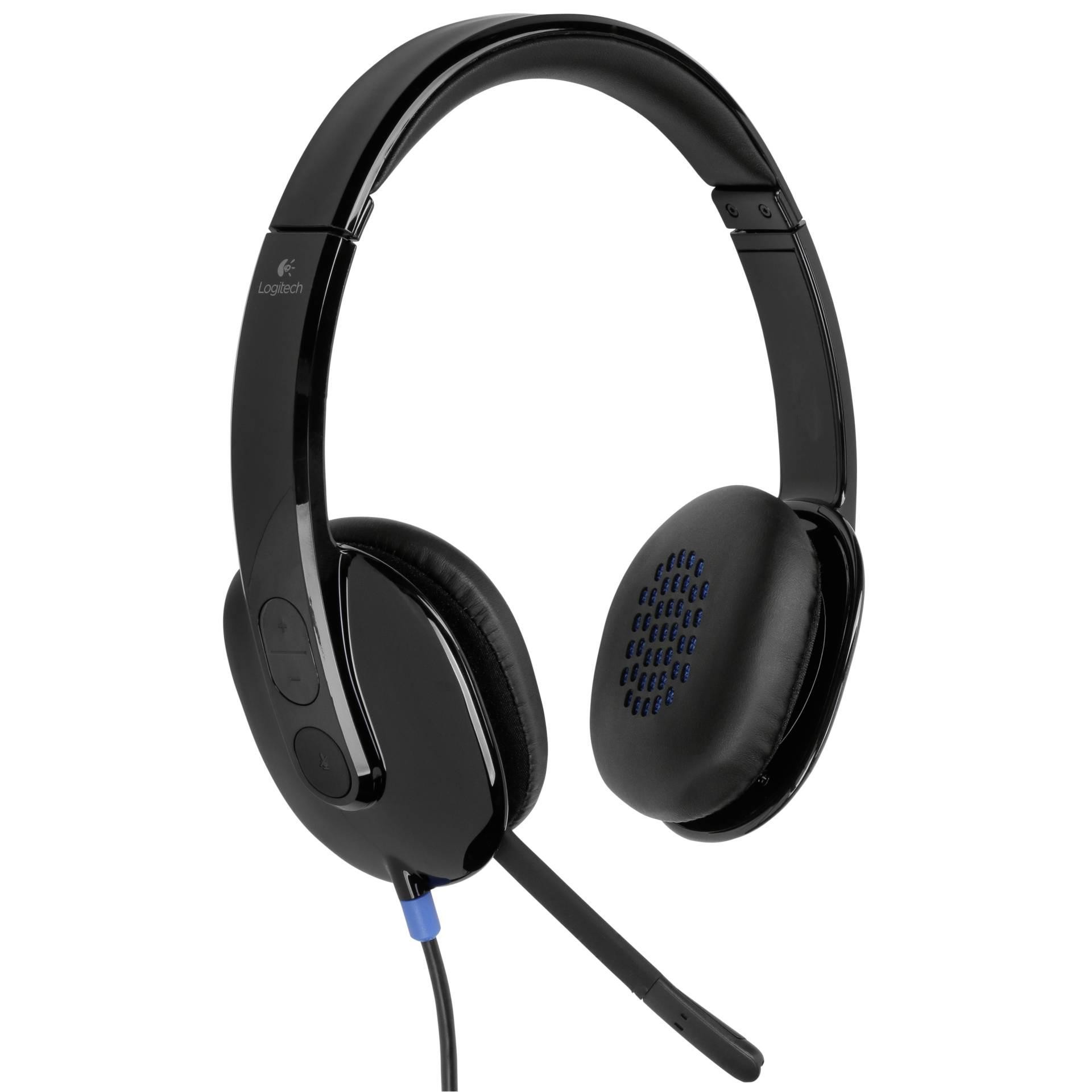 Logitech H540 Computer On Ear Headset kabelgebunden Stereo Schwarz