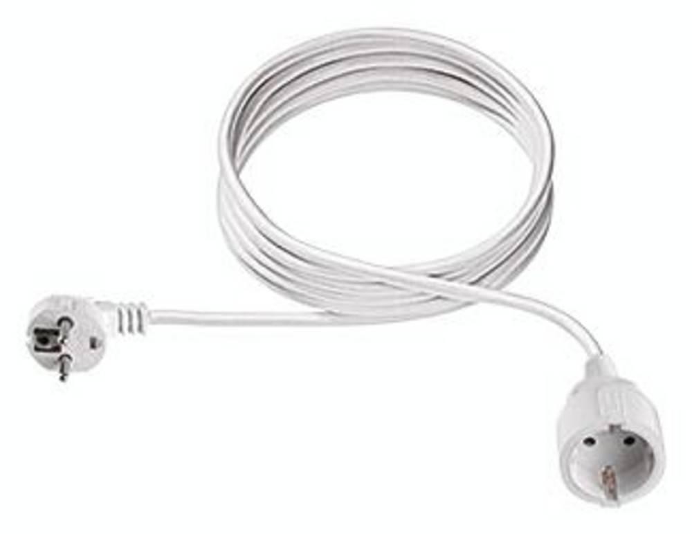 Bachmann Schutzkontakt-extension cable, white, 10,0 m