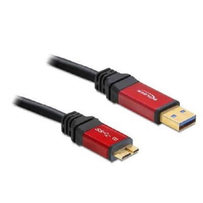Delock USB-Kabel USB 3.2 Gen1 USB-A Stecker, USB-Micro-B 3.0 Stecker