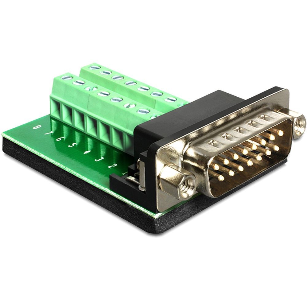 DeLOCK 65275 changeur de genre de câble Sub-D 15 pin Gameport 16 pin