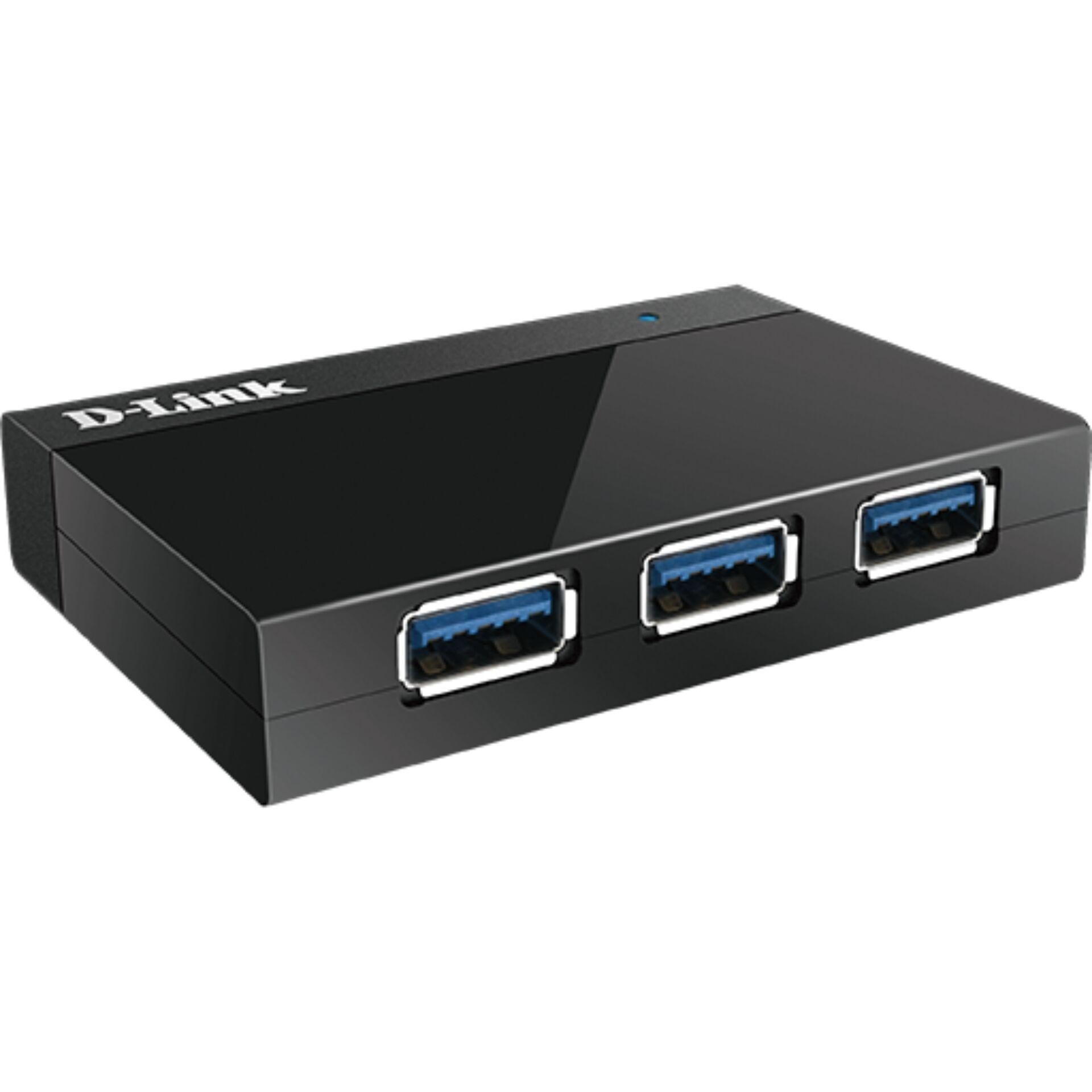 D-Link DUB-1340 Black - D-Link DUB-1340, Black, USB, 5 V, 4 A,