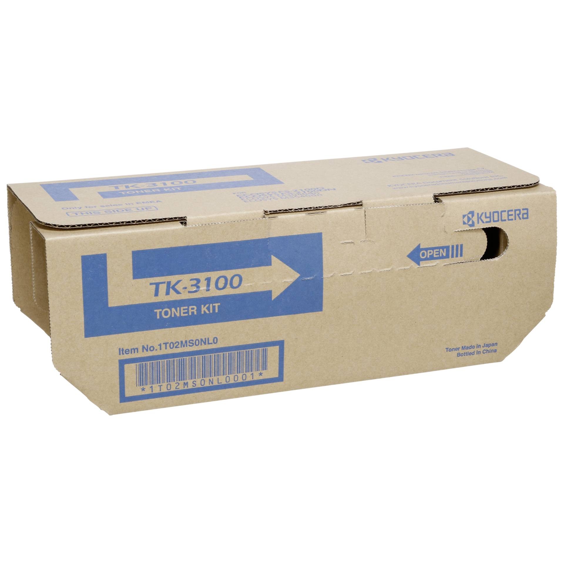 KYOCERA TK-3100 toner cartridge 1 pc(s) Original Black - KYOCERA TK-