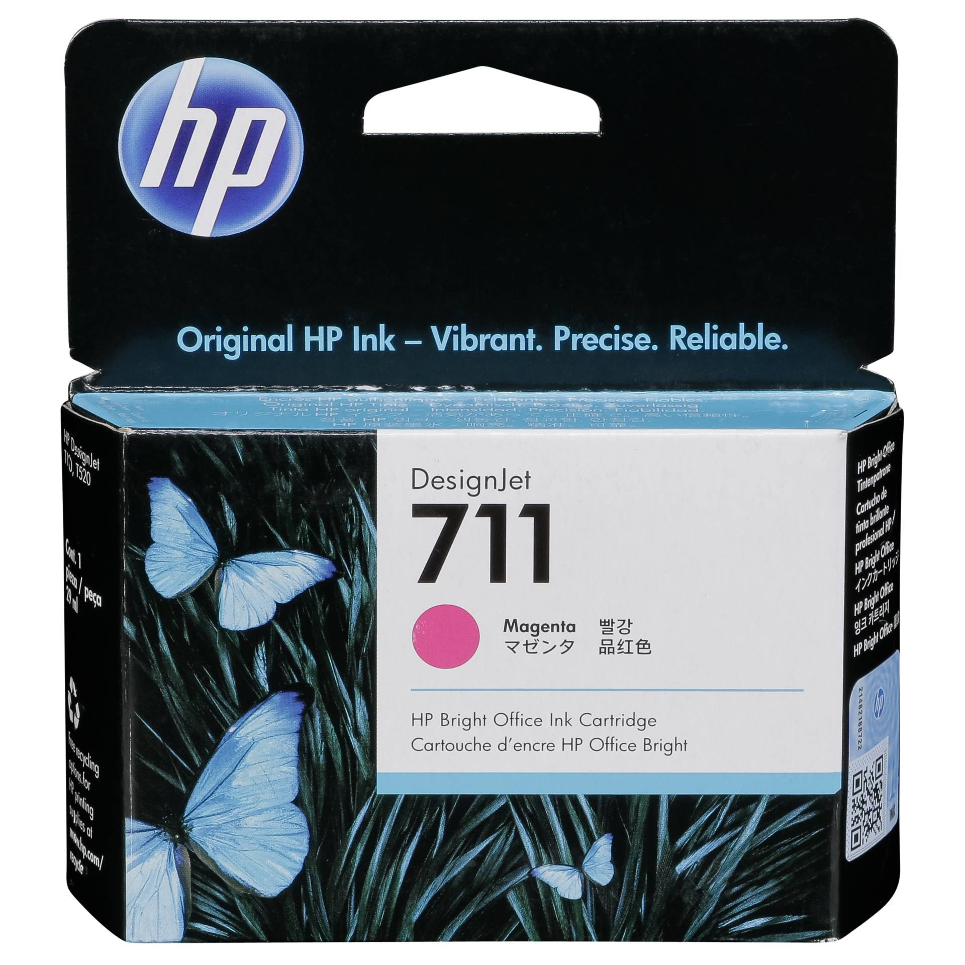 HP Cartucho de tinta DesignJet 711 magenta de 29 ml - HP Cartucho de