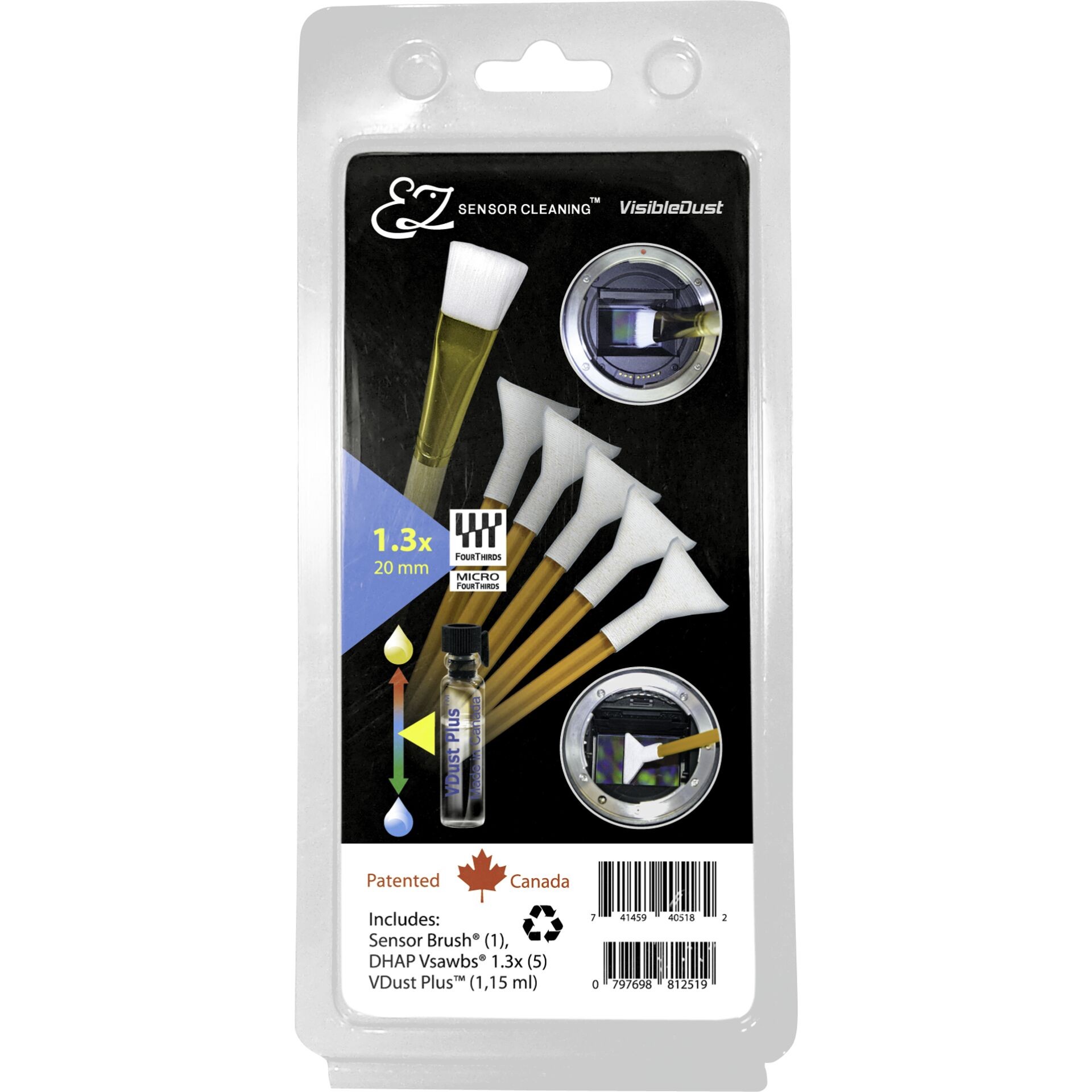 VisibleDust EZ Plus Kit Fotocamera Kit di pulizia dell'