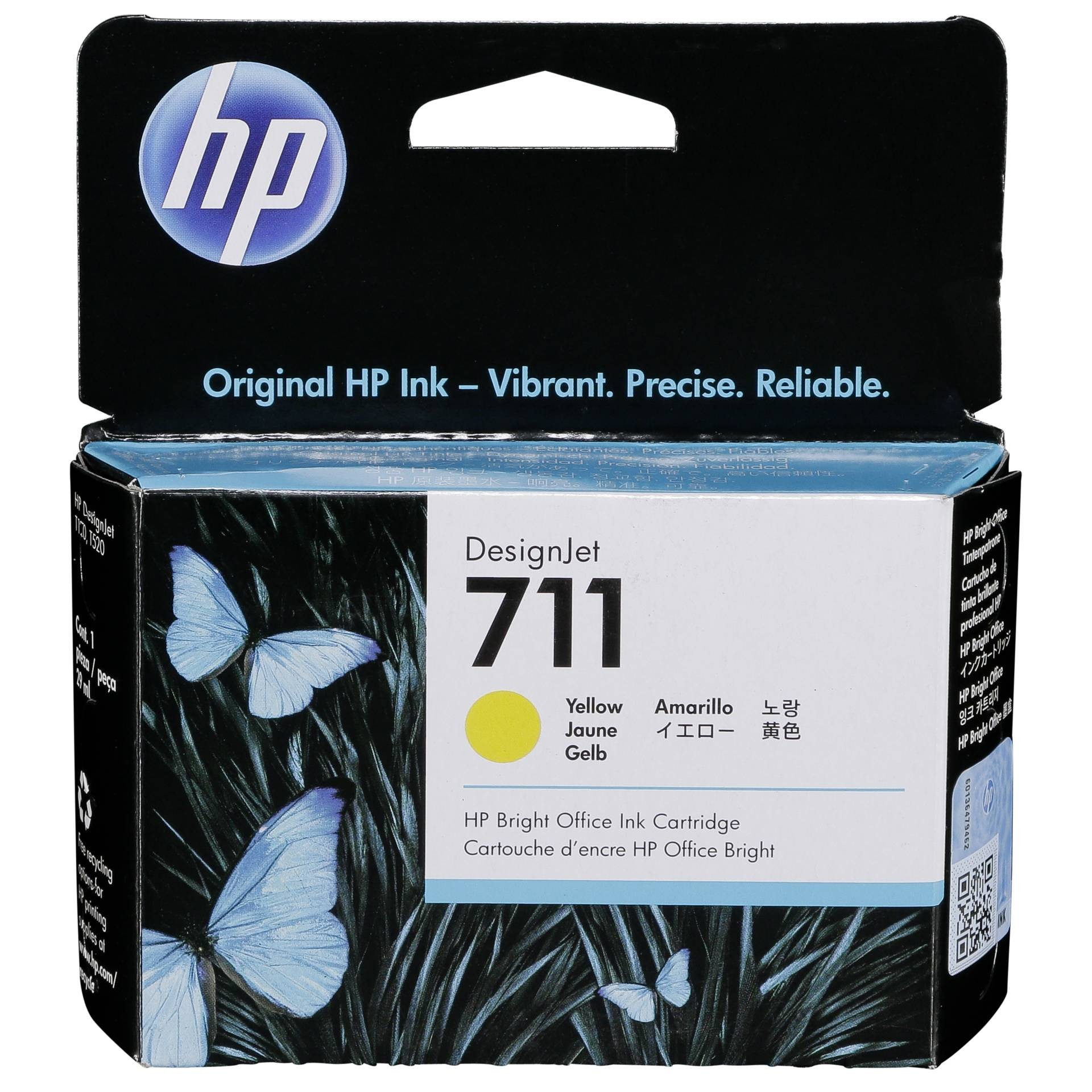 hp Tinte hp 711 für hp DesignJet T120, gelb