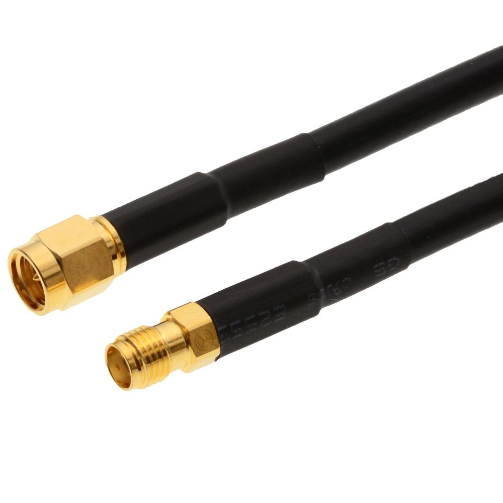 DeLOCK 5m SMA m/f coaxial cable CFD200 - DeLOCK 5m SMA m/f, 5 m,