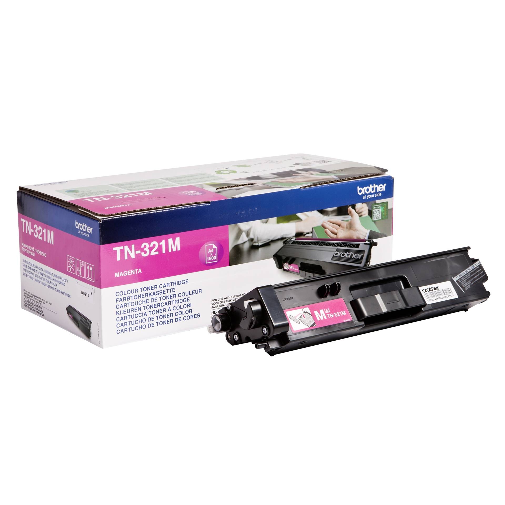 Brother Toner TN-321M Magenta (ca. 1500 Seiten) - Passend für DCP-