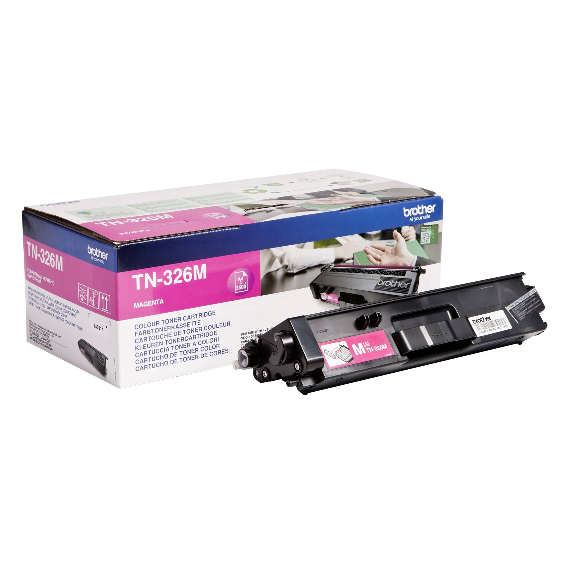 Brother Toner TN-326M Magenta (ca. 3500 Seiten) - Passend für DCP-