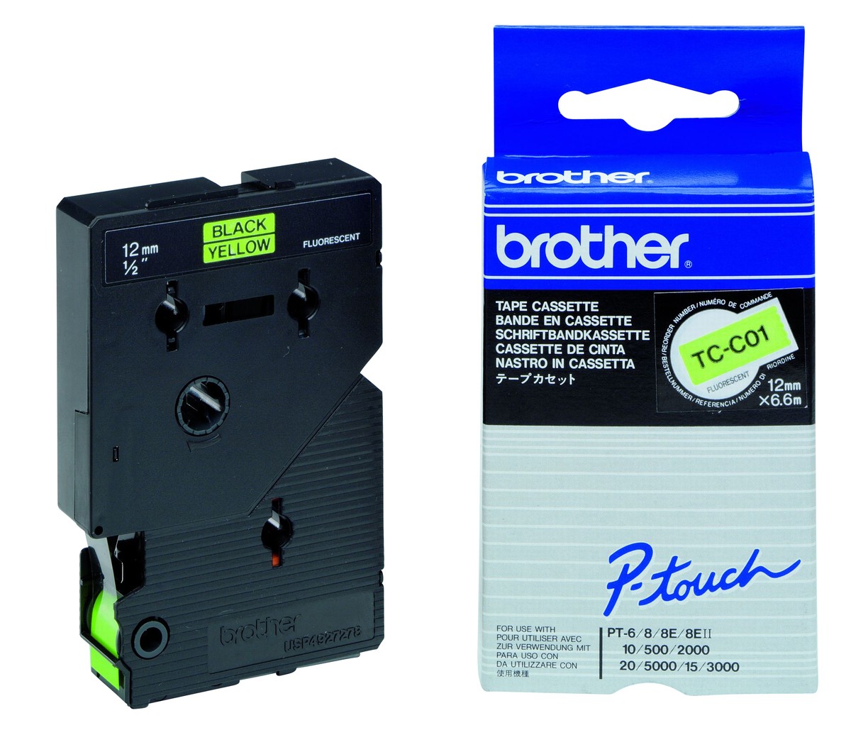 Brother TC-C01 ruban d'étiquette - Brother TC-C01, TC, 5 année(s),