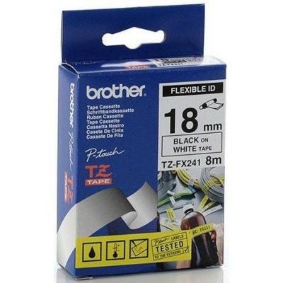 Brother TZE-FX241 cinta para impresora de etiquetas Negro sobre