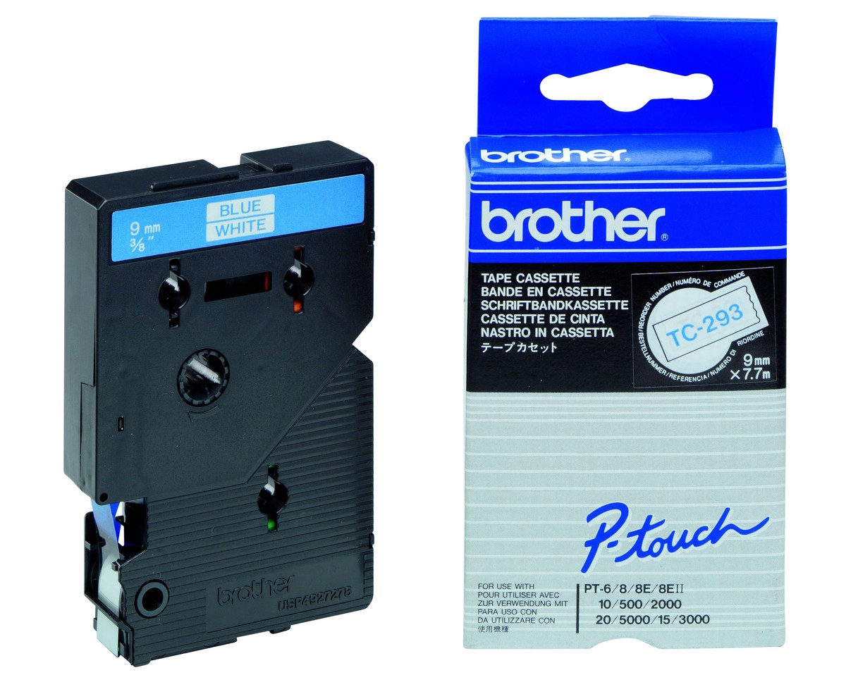 Brother TC-293 label-making tape - Brother TC-293, TC, Japan, 5 year(