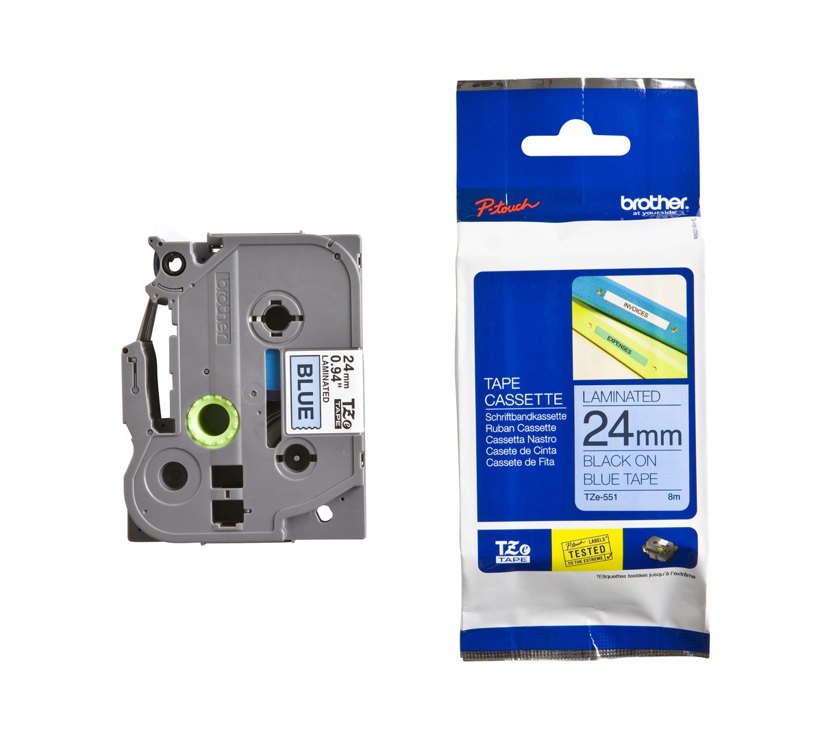 Brother TZE-551 label-making tape TZ - Brother TZE-551, TZ, Black,