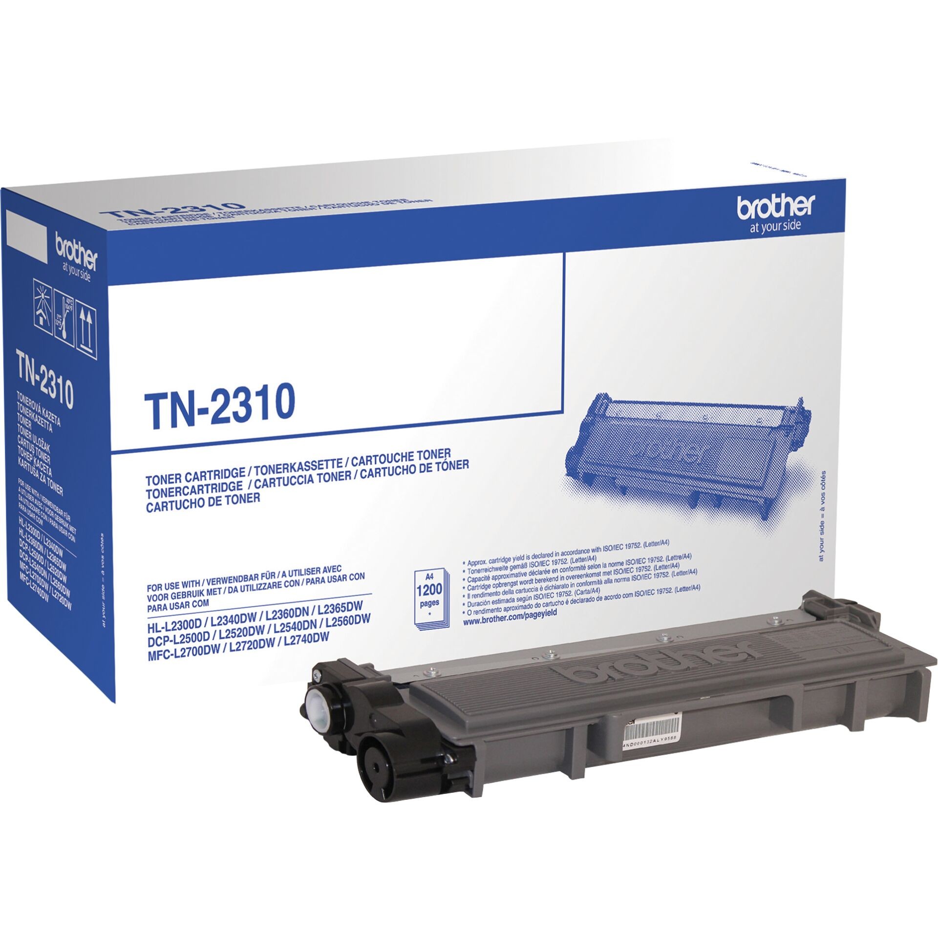 Brother TN-2310 cartucho de tóner 1 pieza(s) Original Negro -