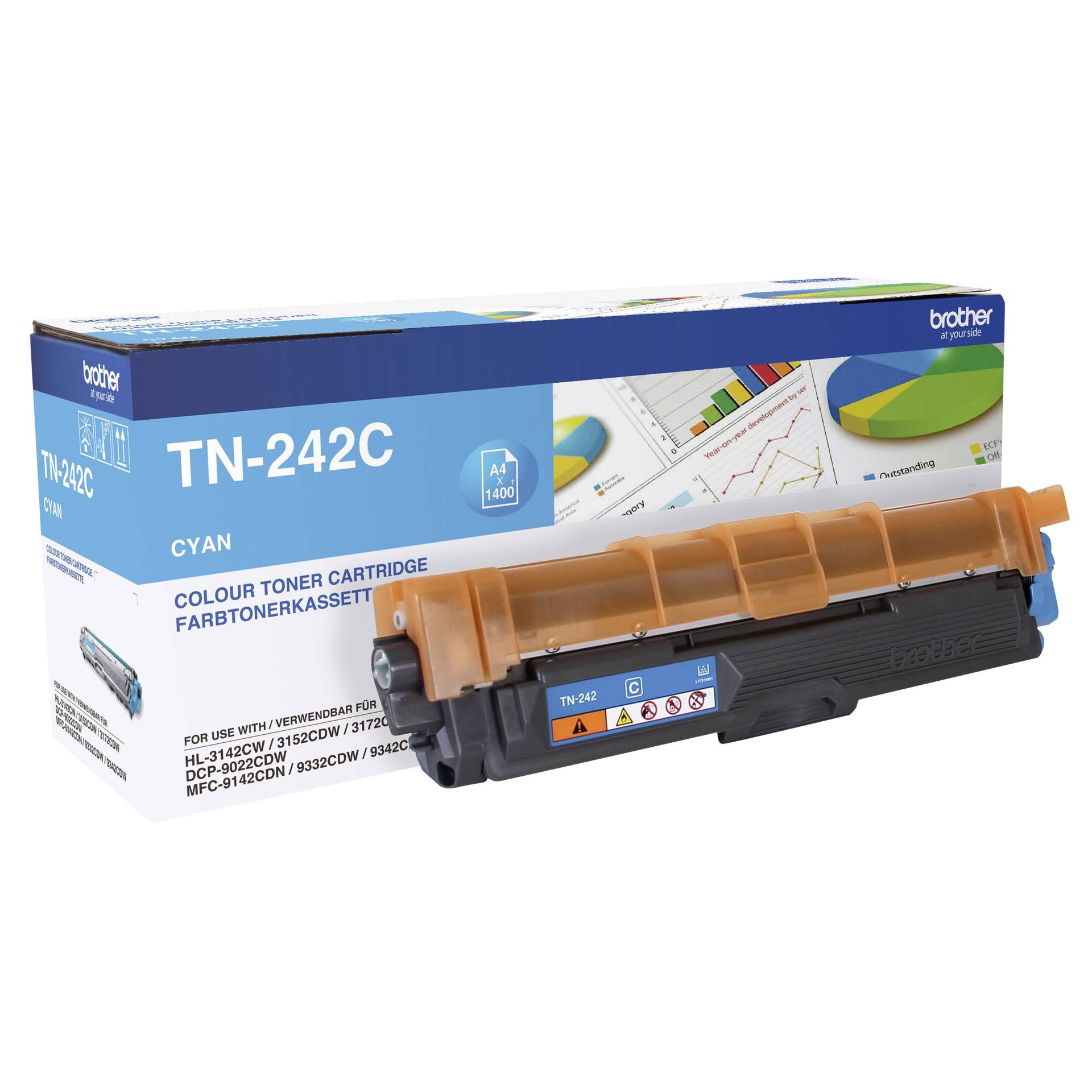 Brother TN-242C toner cartridge 1 pc(s) Original Cyan - Brother TN-