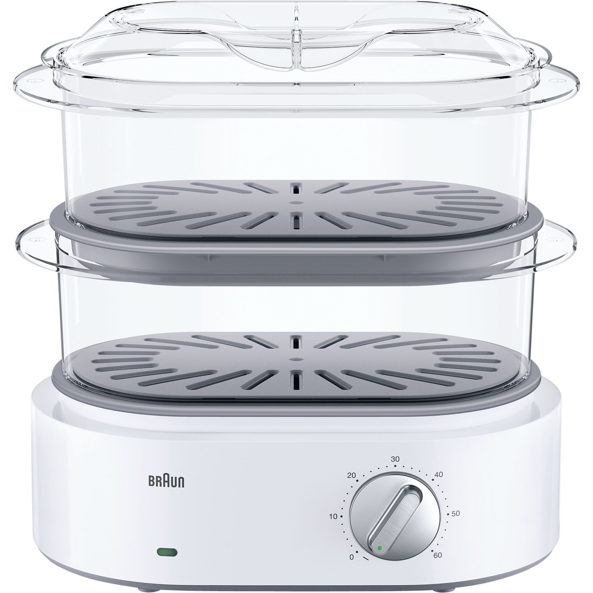 Braun FS 5100 steam cooker 2 basket(s) Countertop 850 W White - Braun