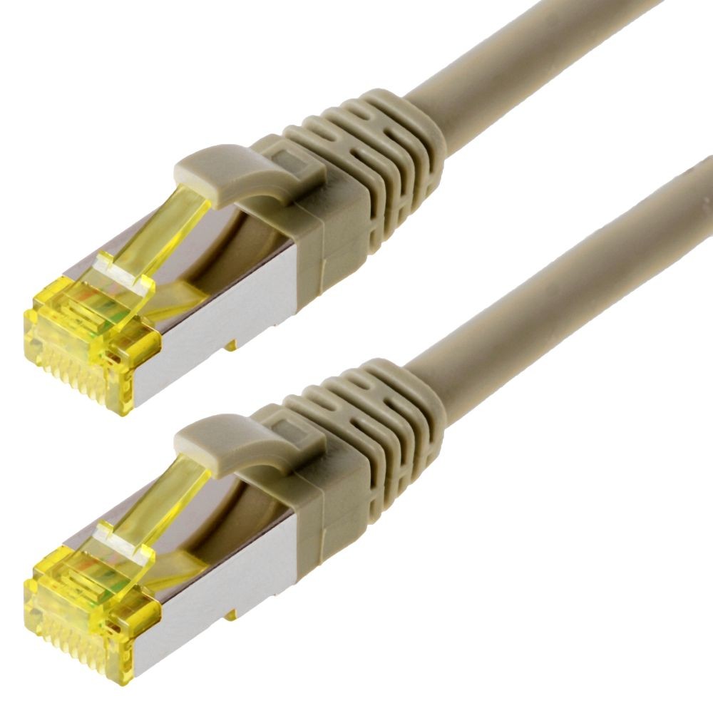 helos Patchkabel Cat 6a S/FTP RJ45 grau 30m AWG26/7 LSZH GHMT