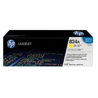 HP 824A Yellow Original LaserJet Toner Cartridge - HP 824A Yellow