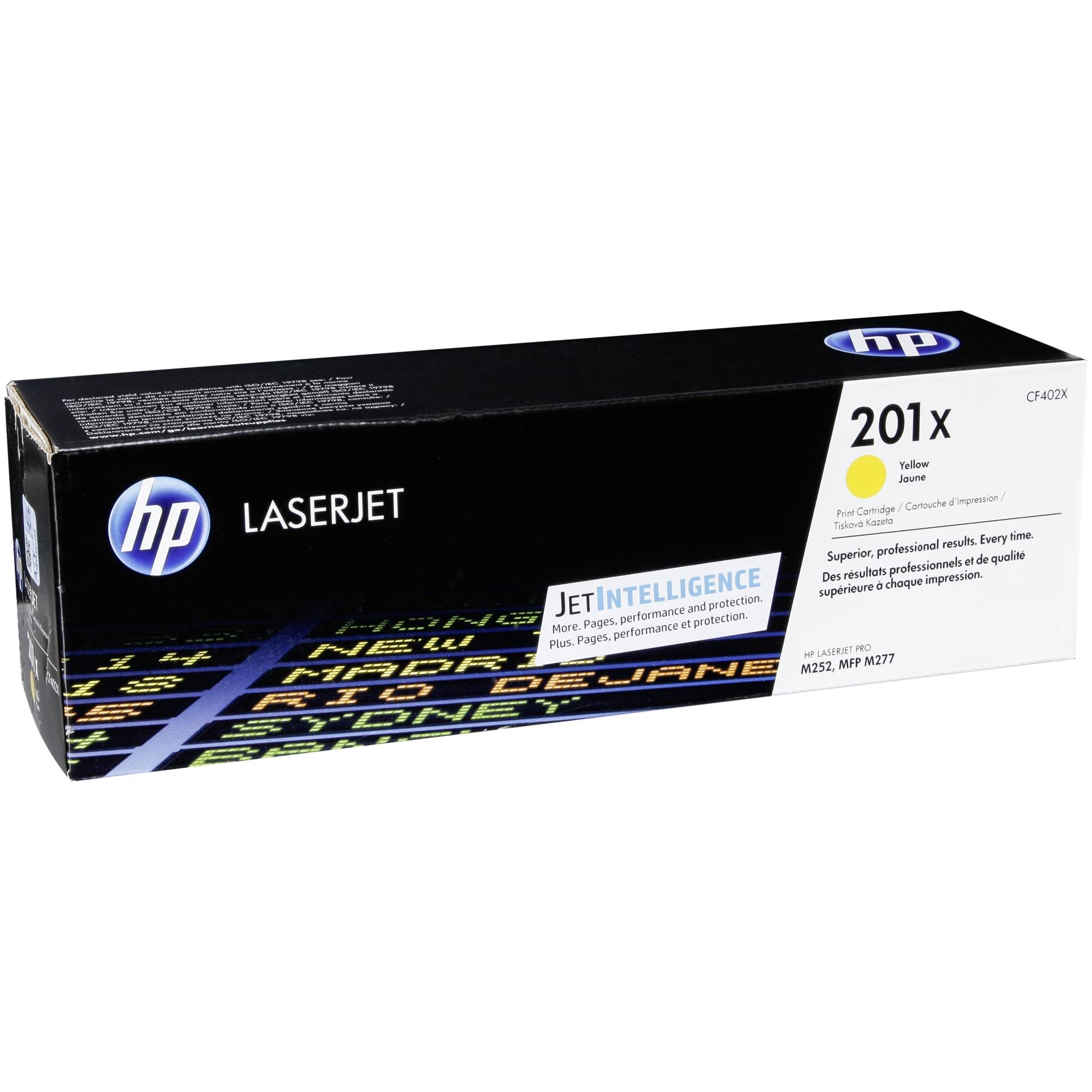 Hewlett Packard HP 201X Gelb Original LaserJet Tonerkartusche -