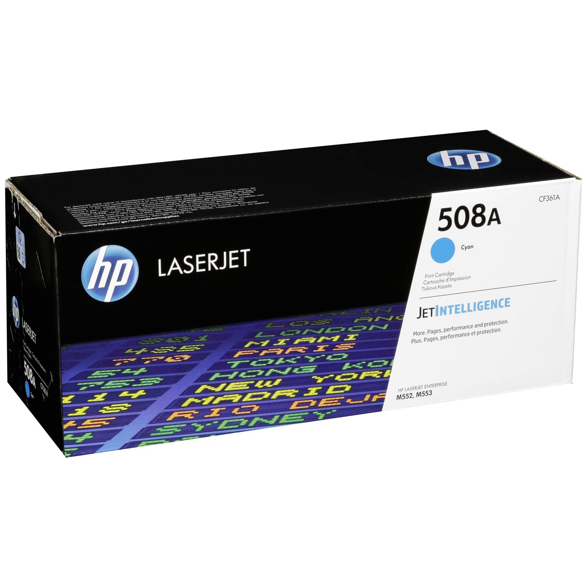 HP 508A Cyan Original LaserJet Toner Cartridge - HP 508A Cyan