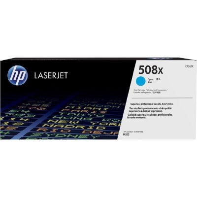 HP 508X High Yield Cyan Original LaserJet Toner Cartridge - HP 508X