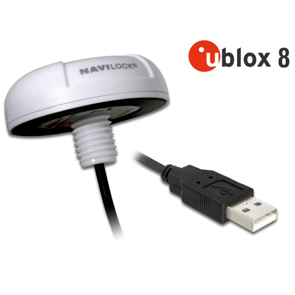 Navilock NL-8022MU ricevitore GPS USB Bianco - Navilock NL-8022MU,