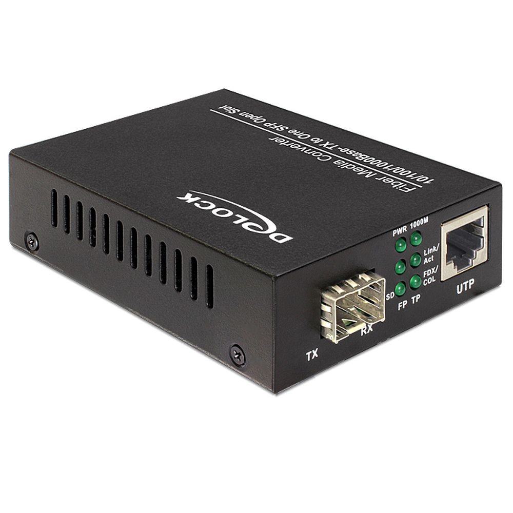 DeLOCK Media Converter 1000Base-T to SFP convertisseur de support ré