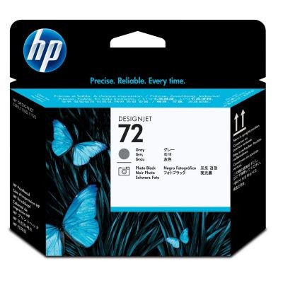 HP Cabezal de impresión DesignJet 72 negro fotográfico y gris - HP