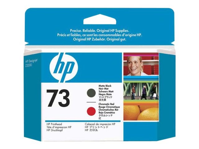 Hewlett Packard HP 73 Mattschwarz/Chromrot Designjet Druckkopf