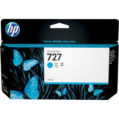Hewlett Packard HP 727 Cyan DesignJet Tintenpatrone, 130 ml - Passend