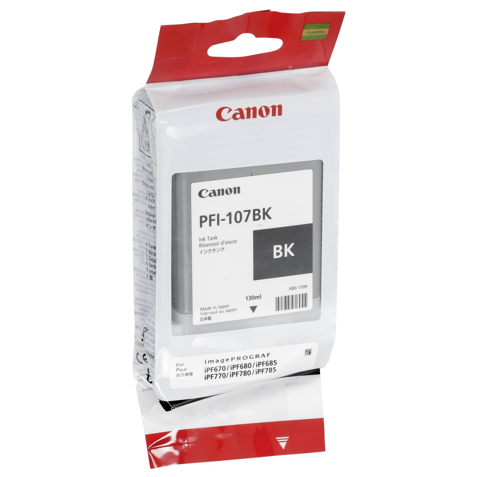 Canon PFI-107BK ink cartridge 1 pc(s) Original Black - Canon PFI-