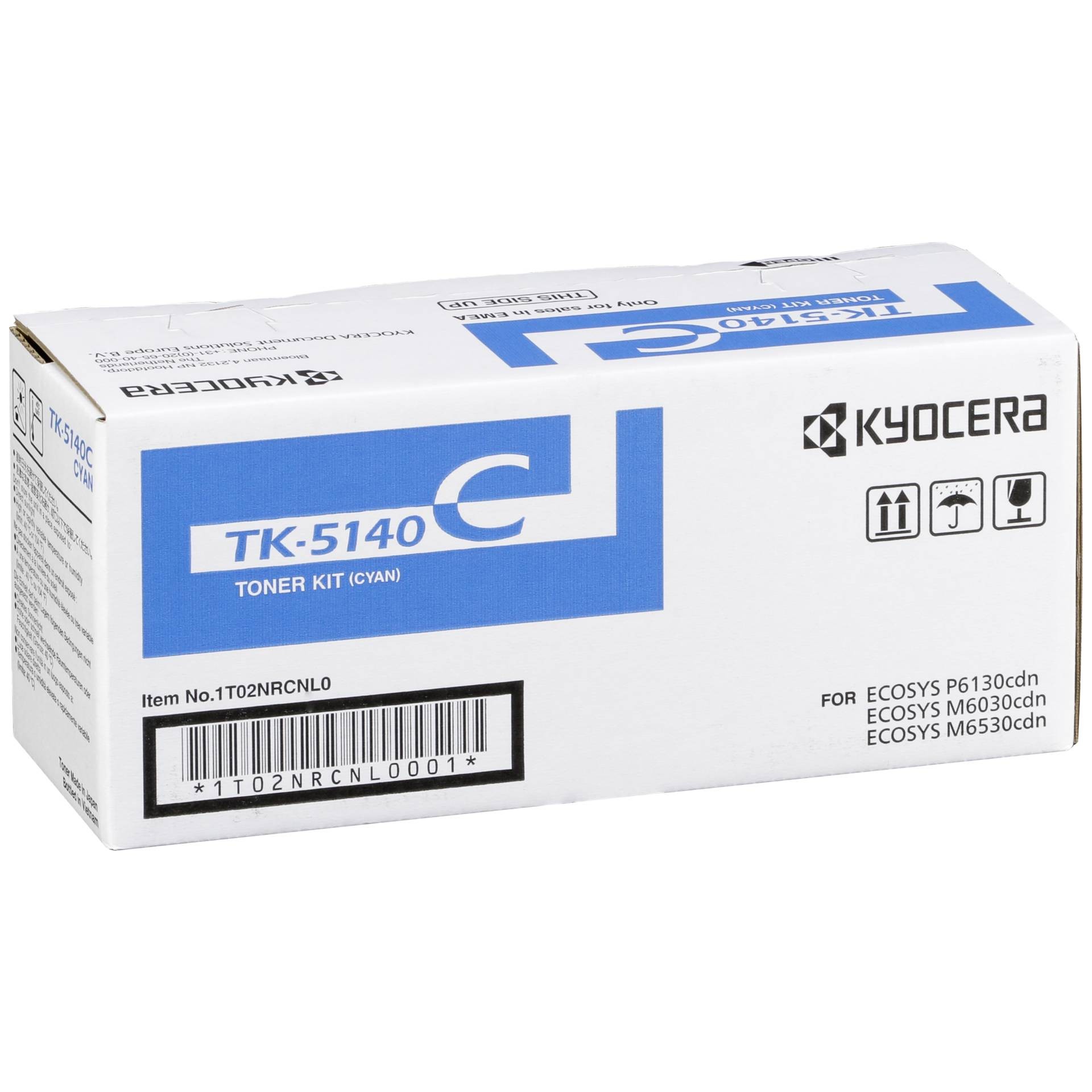 KYOCERA TK-5140C cartucho de tóner 1 pieza(s) Original Cian -