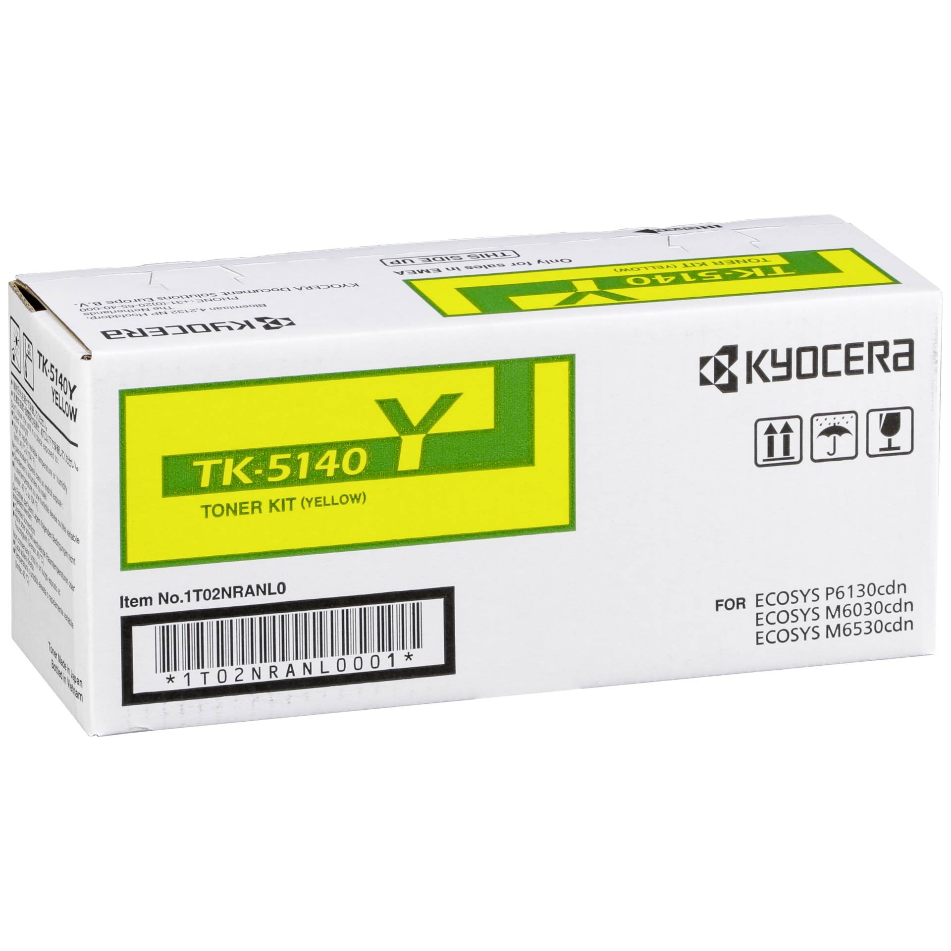 KYOCERA TK-5140Y toner cartridge 1 pc(s) Original Yellow - KYOCERA TK-