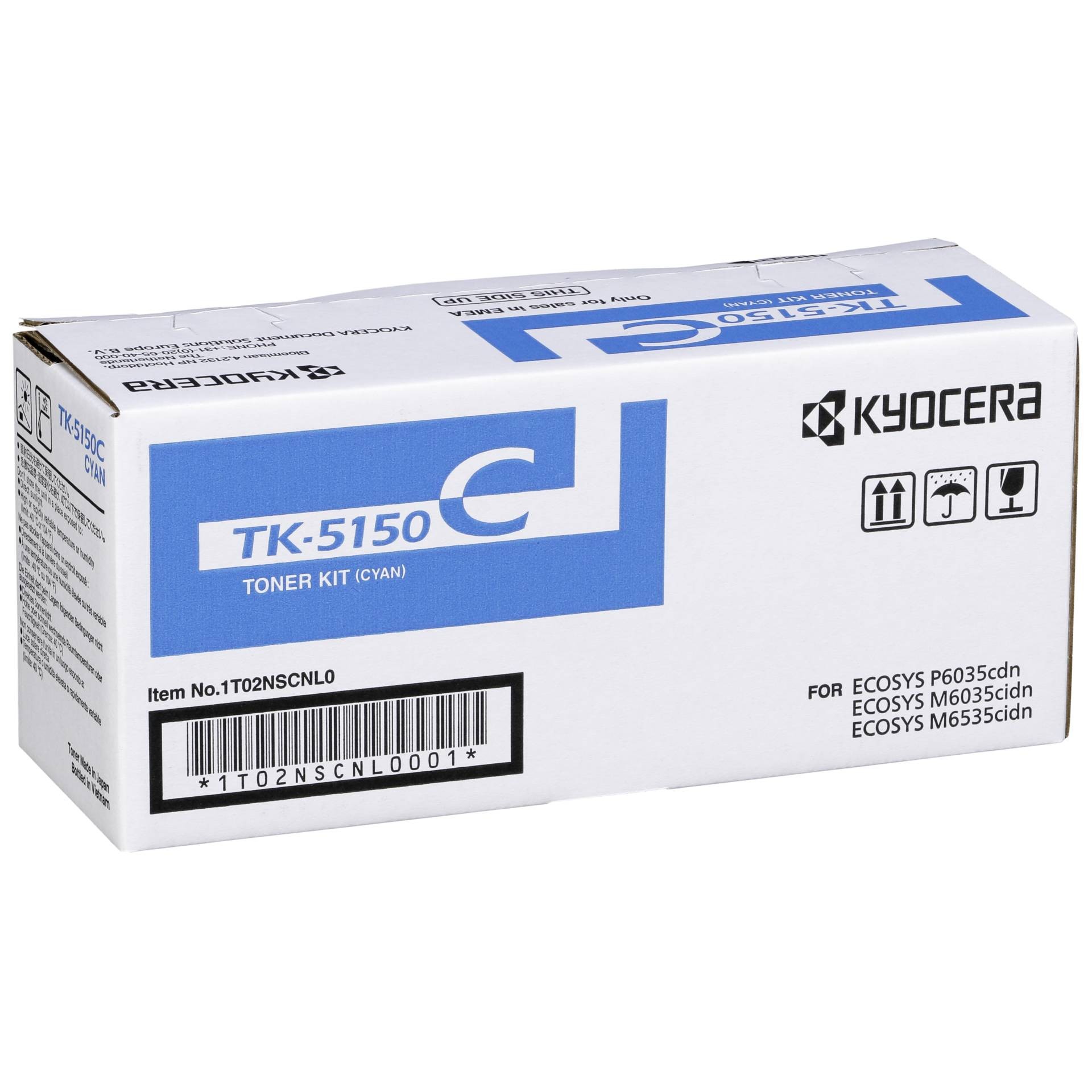 KYOCERA TK-5150C toner cartridge 1 pc(s) Original Cyan - KYOCERA TK-